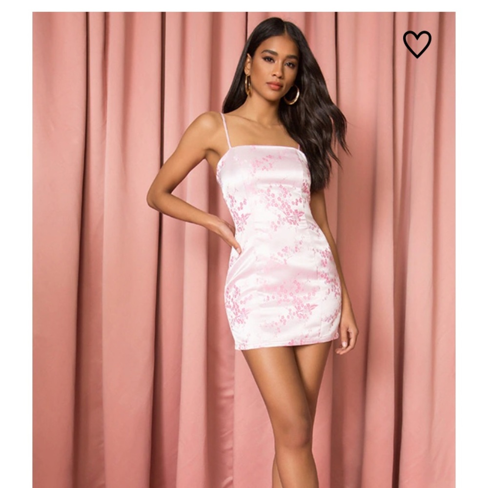 Superdown letizia printed mini dress